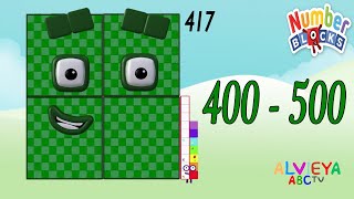 Numberblocks Green 400 will Count up to 500 [upl. by Arraeis58]