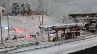 Winter in de Modelspoorwereld Modelspoor Winterbanen Modellbahn Winteranlage  modelrailway Winter [upl. by Mialliw]