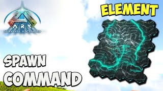 ARK Survival Ascended Element Spawn COMMAND  How To Summon ELEMENT Ark ASA Code [upl. by Madelon135]