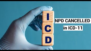 NPD CANCELLED in ICD11 NarcissismDissocialityAnankastiaNegative Affectivity Starts 0754 [upl. by Jones544]