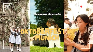 experiencing oktoberfest in munich  europe chronicles 🍻  vlog 4 [upl. by Geer128]