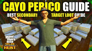 GTA 5 Online SOLO Elite Cayo Perico Heist Guide BEST Secondary Target Loot SECRET [upl. by Milks744]