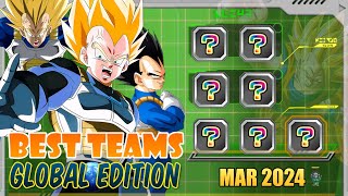 Best Teams Dokkan Battle Global  MAR 2024 Edition  Dragon Ball Z Dokkan Battle [upl. by Atsillac]