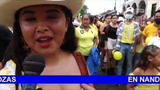 DESFILES DE CARROZAS DE CANDIDATAS A REINAS DE LAS FIESTAS DE NANDAIME [upl. by Viole]