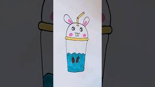 summer drink drawing drawing youtube art viral ytshorts  fortoddlers short [upl. by Akilak]