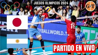 🛑ARGENTINA VS JAPON EN VIVO 🏆VOLEY MASCULINO JUEGOS OLIMPICOS 2024 🌎GRANEGA [upl. by Nickolas]