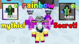 Got the Rainbow secret Kenpachi 🍜 Anime Racing Clicker [upl. by Anitac]