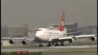 Yemenia Boeing 747SP 7OYMN arrives at Los Angelesmp4 [upl. by Reppiks]