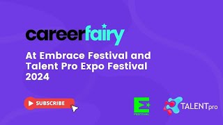 Careerfairy at the Embrace Festival in Berlin and Talent pro Expo festival in Munich 2024 [upl. by Lasky]