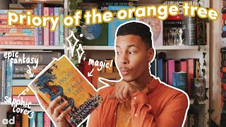 A NEW FAVOURITE The Priory of the Orange Tree by Samantha Shannon  A Spoiler Free Book Review CC [upl. by Vasya511]