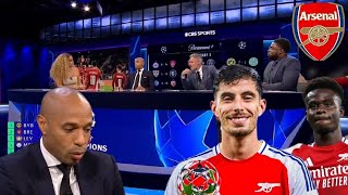 Arsenal vs PSG 20 Bukayo Saka amp Mikel Arteta Interview Thierry Henry Reaction [upl. by Oniger132]