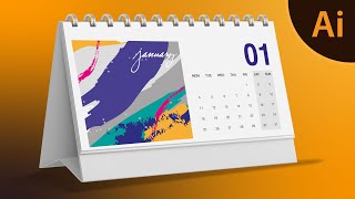 How to create a calendar in Adobe Illustrator [upl. by Ardnu]