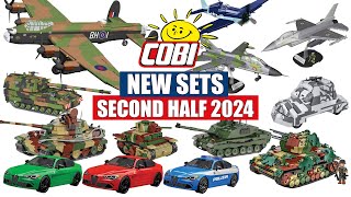 New COBI sets for second half of 2024  Japan Tank Italian planes F16 Alfa Romeo cobi bricks [upl. by Yatnoj]