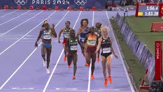 🇬🇧 Great Britains Keely Hodgkinson gold winning run in womens 800M Highlights Paris Olympics 2024 [upl. by Pleasant85]