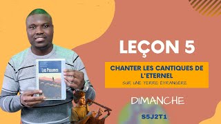 Leçon 5  Au jour du malheur  DIMANCHE [upl. by Monjo]