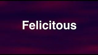 Felicitous  English Word  Meaning  Examples [upl. by Giaimo]