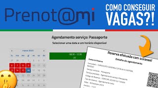 Prenotmi Agendamento Como Conseguir Uma Vaga Para Passaporte Italiano [upl. by Ramar]