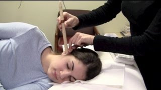 Do Ear Candles Remove Earwax Fact or Fiction Ear Candling [upl. by Werdnael943]