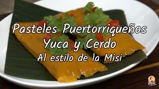 Pasteles Puertorriqueños de Yuca y Cerdo [upl. by Lieberman926]