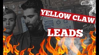 How to make LEADS like YELLOW CLAW [upl. by Narmi]