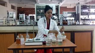 BDS practical sessionmixture preparationspharmacology deptPushpagiri medical collegeThiruvalla [upl. by Elbring22]