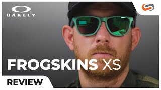 Oakley Frogskins XS Review  SportRx [upl. by Telfore]