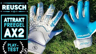 Goalkeeper Glove Review Reusch Attrakt FreeGel AX2 SMU [upl. by Niliram454]