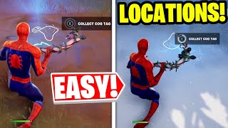 ALL COG TAG LOCATIONS IN FORTNITE WHERE TO FIND COG TAGS IN FORTNITE [upl. by Danforth]