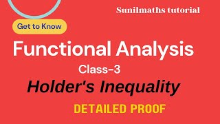 Functional Analysis  Class  3 [upl. by Chabot]