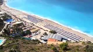 Lefkada Kathisma Beach Paragliding [upl. by Eidok234]