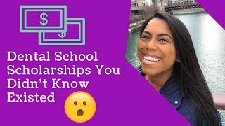 Dental School Scholarships You Didnt Know Existed  Dental School Advice [upl. by Andriette]