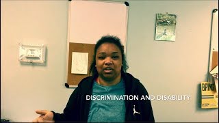 Discrimination and Disability [upl. by Ruford]