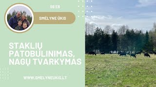 Staklių patobulinimas karvių nagų tvarkymas S6E8 [upl. by Marie-Ann647]