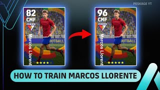 How To Train Marcos Llorente to max level in eFootball 2024 [upl. by Eocsor]