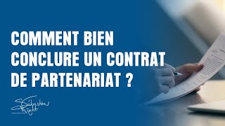 Ce que tout entrepreneur DOIT SAVOIR avant de CONCLURE un Contrat de Partenariat  CONFÉRENCE [upl. by Micheline]