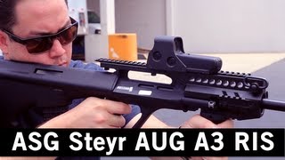 Airsoft GI  ASG Steyr AUG A3 Assault Rifle AEG with Rail System [upl. by Frankel]