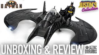 Batwing Batman 1989 JazzInc 16 Scale Vehicle Unboxing amp Review [upl. by Gierc975]