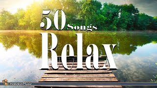 Relax  50 Songs  Relaxing Music Chillout amp Spa Music Acoustic Guitar Sounds of Nature [upl. by Ellerud]