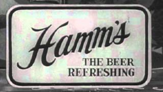 Hamms Beer Commercial 1950s [upl. by Yennaiv]