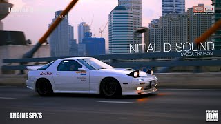 INITIAL D SOUND RX7 FC3S SAVANNA [upl. by Niknar321]