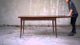 Walnut Dutch Pullout Dining Table [upl. by Adieno]