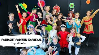 Ingrid Hofer  Fasnacht Fasching Karneval Offizielles Musikvideo  Kinderlieder  Bewegungslieder [upl. by Aniaz]