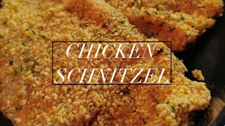 CRISPY FRIED CHICKEN BREAST SCHNITZEL  South African YouTuber [upl. by Azeret806]