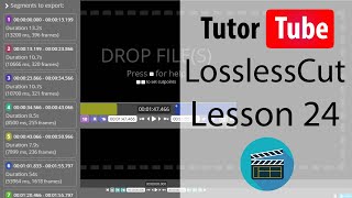 LossLessCut Tutorial  Lesson 24  Remove or Keep Selected Segment Option while Exporting [upl. by Nylassej]