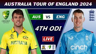 AUSTRALIA vs ENGLAND 5th ODI MATCH LIVE SCORES  AUS vs ENG LIVE COMMENTARY  AUS 30 OVERS [upl. by Amleht]