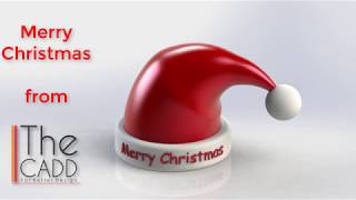 Merry Christmas From The Cadd  Christmas Hat Solidworks Tutorial [upl. by Tala]