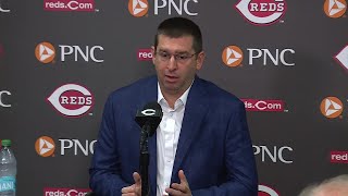 Cincinnati Reds president of operations addresses firing of manager David Bell [upl. by Bumgardner315]