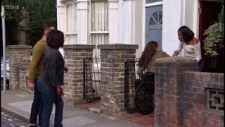 Eastenders penny asks Denise how long has she known Chelsea caused the crowd crush scene [upl. by Ejroj]