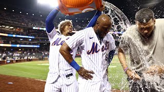 Starling Marte comes up clutch as the Mets WALK OFF in the Subway Series [upl. by Naujek902]