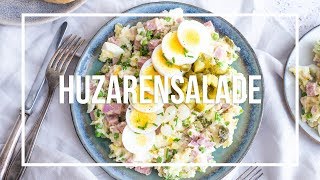 Zelf maken Huzarensalade  OhMyFoodness [upl. by Llebyram672]